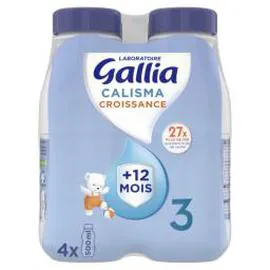 GALLIA Lait croissance Calisma bébé 12-36 mois 4x500ml