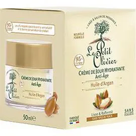 LE PETIT OLIVIER Crème de jour hydratante anti-âge - huile d'argan 50ml