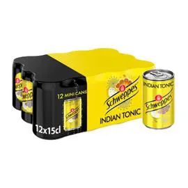 SCHWEPPES Soda Indian Tonic 12x15cl