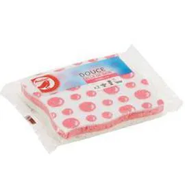 AUCHAN Eponges douce spéciales salle de bain x2