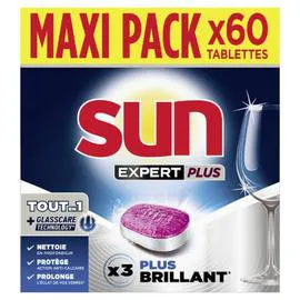 SUN Tablette lave-vaisselle - Tout en un - Expert plus x60