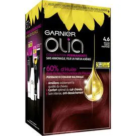 GARNIER, OLIA Olia Coloration Permanente Sans Ammoniaque 4.6 Rouge Cerise Profond l'unité