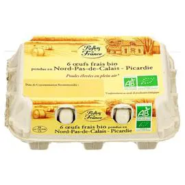 REFLETS DE FRANCE Oeufs Bio de Plein Air x6