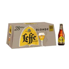 LEFFE Bière belge blonde 28x25cl