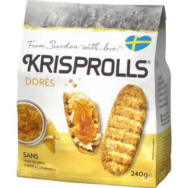 KRISPROLLS Petits pains suédois dorés 240g