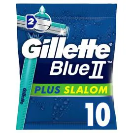 GILLETTE Rasoir Jetable Pour Homme BlueIi Plus Slalom X10 x10