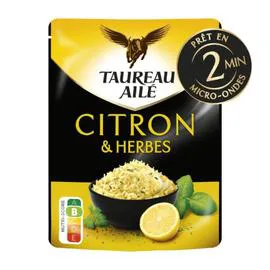 TAUREAU AILÉ RIZ EXPRESS Basmati citron 220g