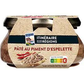 ITINÉRAIRE DE NOS RÉGIONS Pâté au piment d'Espelette Label Rouge 180g