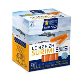 COMPAGNIE DES PÊCHES SAINT-MALO Surimi saveur crabe 500g