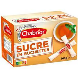 CHABRIOR Sucre en bûchettes 500g