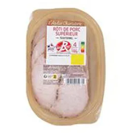 LECLERC, L'ATELIER CHARCUTERIE Rôti de porc Label Rouge 180g