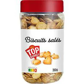 TOP BUDGET Biscuits salés 350g