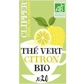 CLIPPER Thé vert bio citron 35g