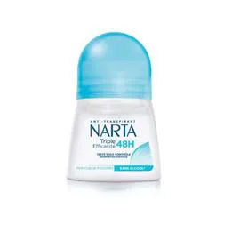 NARTA Déodorant Triple 48h Fraîcheur Poudrée 50ml