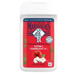 LE PETIT MARSEILLAIS Douche crème extra doux lait de coton et coquelicot 250ml
