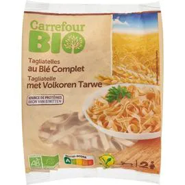 CARREFOUR BIO Pâtes fraîches bio tagliatelles blé complet 250g