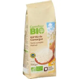 CARREFOUR BIO Riz Bio semi-complet IGP 15mn 500g
