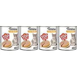 TOP BUDGET Terrine à la volaille pour chat 4x400g