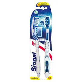 SIGNAL Brosse à dents médium blancheur éclat intense x2
