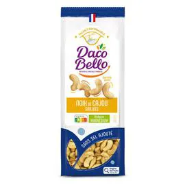 DACO BELLO Noix de cajou grillées sans sel 175g