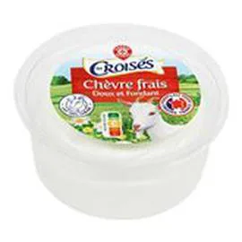 MARQUE REPÈRE, LES CROISÉS Fromage de chèvre Frais rond 200g