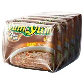 YUM YUM Nouilles instantanées nouilles boeuf 5X60g