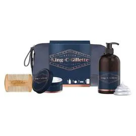 GILLETTE, KING C. Coffret Trousse A Barbe 100ml