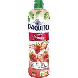 PAQUITO Sirop fraise 75cl