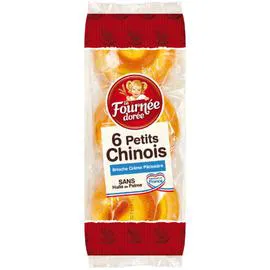 LA FOURNÉE DORÉE Brioche Petits Chinois crème pâtissière 300g