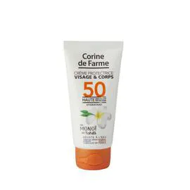 CORINE DE FARME Corinne de Farme Crème Protectrice Visage & Corps SPF 50 au Monoï de Tahiti 50ml