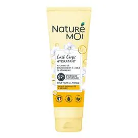 NATURÉ MOI Lait Corps Hydratant Lin & Huile de Sésame pour Peaux Normales à Sèche 250ml