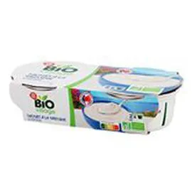MARQUE REPÈRE, BIO VILLAGE Yaourt à la Grecque nature Bio 2x150g