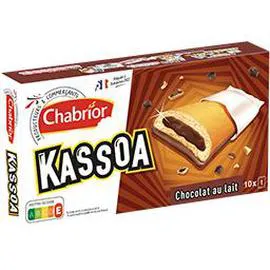 CHABRIOR Biscuits Kassoa Pocket chocolat au lait 295g