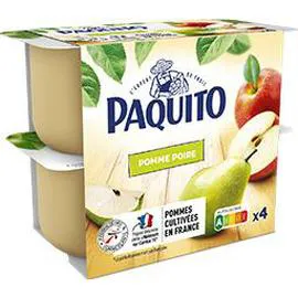 PAQUITO Spécialité de fruits pomme poire 4x100g