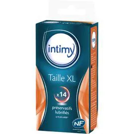 INTIMY CARE Préservatifs Lubrifiés Taille XL x14