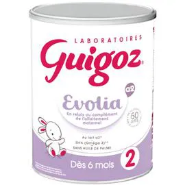 NESTLÉ, GUIGOZ Lait bébé en poudre 2ème âge 800g