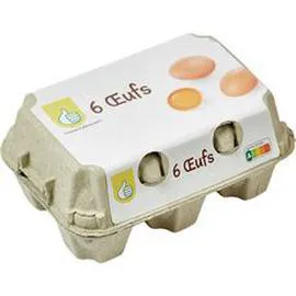 AUCHAN, POUCE Oeufs de poule x6