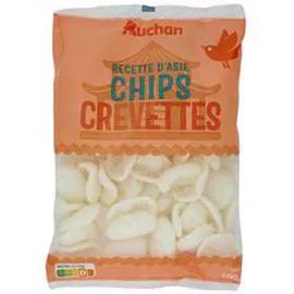 AUCHAN Chips de crevettes 100g