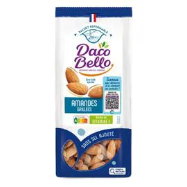 DACO BELLO Amandes grillées sans sel ajouté 250g