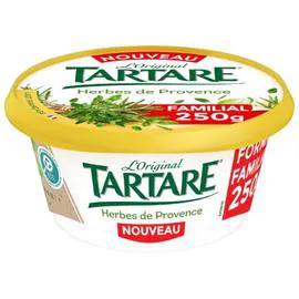 TARTARE Fromage frais à tartiner à l'herbe de Provence 250g