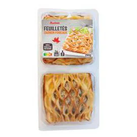 AUCHAN Feuilletée de saumon et poireaux 280g