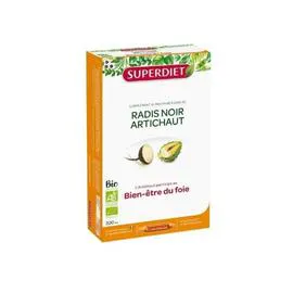 SUPER DIET Radis Noir Artich Bio 20amp X 300ml