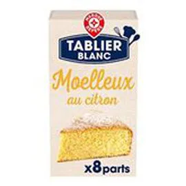 MARQUE REPÈRE, TABLIER BLANC Préparation pour moelleux citron 435g