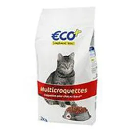ECO+ Croquettes chat Viandes légumes 2kg