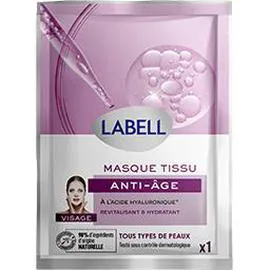 LABELL Masque tissu anti-âge à l'acide hyaluronique l'unité