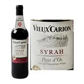 MARQUE REPÈRE, VIEUX CARION Vin rouge Pays d'Oc Syrah IGP 75cl