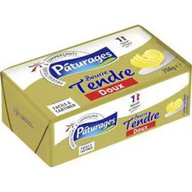 PÂTURAGES Beurre tendre doux 250g