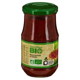 CARREFOUR BIO Sauce bio tomate au basilic 350g