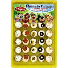 O'TAPAS Bouchées apéritives au fromage frais 240g