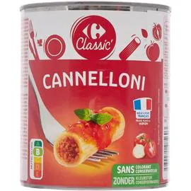 CARREFOUR CLASSIC' Plat cuisiné Cannelloni 800g